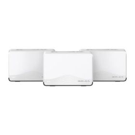 Mercusys Halo H27BE Pack de 3 Sistema Mesh Wi Fi 7 BE3600 - Cobertura Hasta 650m2 - Velocidad hasta 3600 Mbps - Color Blanco