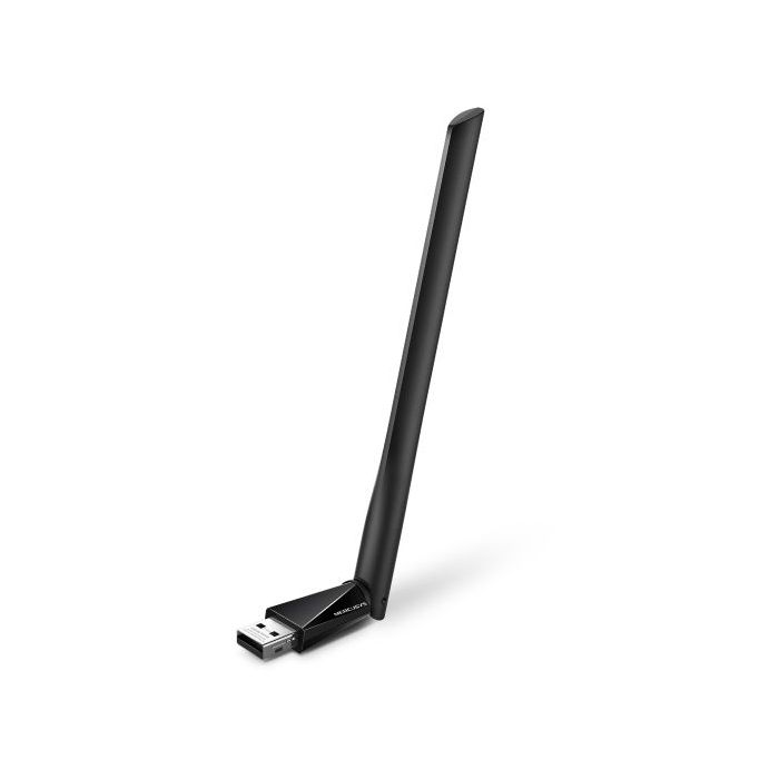 Mercusys MA30H Adaptador USB WiFi Doble Banda AC1300 - Hasta 867Mbps 5GHZ, Hasta 400Mbps 2.4GHz - Color Negro
