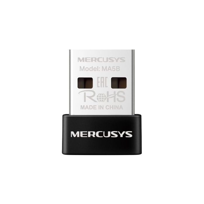 Mercusys MA5B Adaptador USB Nano Bluetooth 5.4 - Hasta 7 Conexiones Simultaneas - Color Negro