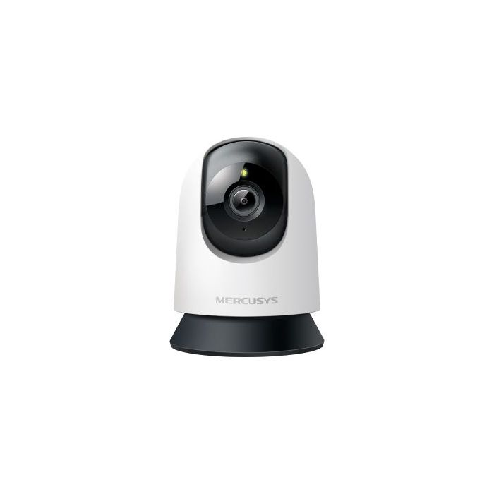 Mercusys MC200 Camara WiFi Seguridad 1080P - Vision Nocturna hasta 12m - Movimiento 360 Grados - Audio Bidireccional - Color Blanco