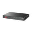Mercusys MS110GMP Switch 10 Puertos Gigabit RJ45 10/100/1000Mbps - 8 Puertos Gigabit PoE+ y 2 Puertos Gigabit Uplink - Plug & Play - Diseño Metalico - Color Negro
