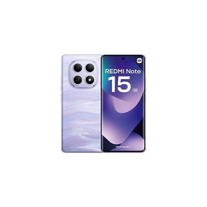 Xiaomi Redmi Note 15 5G Smartphone Pantalla 6.77" - 8GB - 256GB - Camara Principal 108MP - Bateria 5520mAh - Color Lila