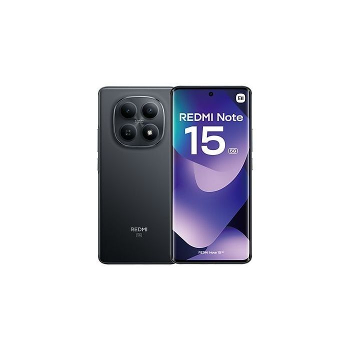 Xiaomi Redmi Note 15 5G Smartphone Pantalla 6.77" - 8GB - 256GB - Camara Principal 108MP - Bateria 5520mAh - Color Negro