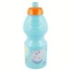 Safta Peppa Pig Botella de 400ml - Tapon Antigoteo - Banda Antideslizamiento - Color Azul