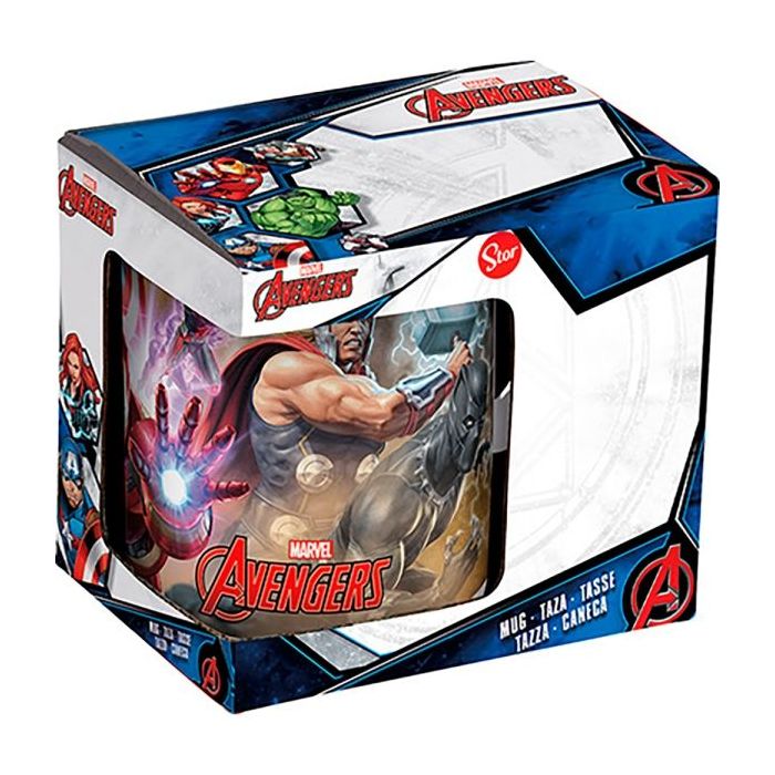 Safta Avengers Infinity Taza Ceramica de 325ml - Apta para Lavavajillas - Apta para Microondas - 1.7x8.7x10cm - Multicolor