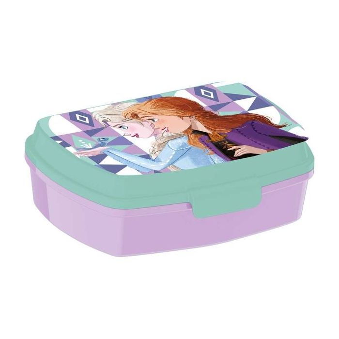 Safta Frozen Spirit Sandwichera - PVC sin BPA - Rectangular - Color Morado
