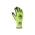 Upower Flex Guantes de Trabajo con Destreza y Flexibilidad - Talla 9 - Dorso Elastico Transpirable, Palma Resistente, Compatibles con Pantallas Tactiles - Color Verde Fluorescente