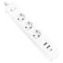 Xiaomi 20W Power Strip Regleta con Interruptor - 3 Tomas Schuko - 2 Puertos USB C 20W + 1 USB A - Carga Rapida 20W - Material Retardante de Llama 750°C - Proteccion Infantil - Cable 1.4 m - Color Blanco