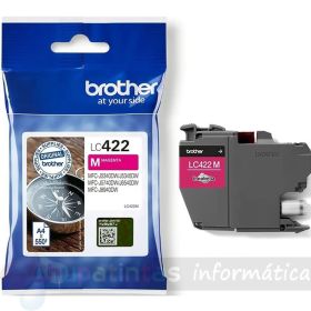 Brother LC422 Magenta Cartucho de Tinta Original - LC422M-1