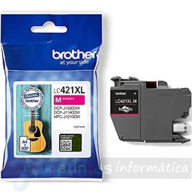 Brother LC421XL Magenta Cartucho de Tinta Original - LC421XLM-1