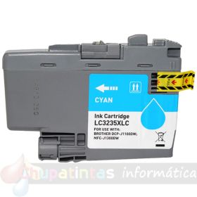 Brother LC3235XL/LC3233 Cian Cartucho de Tinta Genérico - Reemplaza LC3235XLC/LC3233C