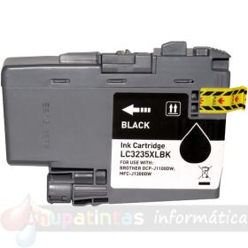 Brother LC3235XL/LC3233 Negro Cartucho de Tinta Pigmentada Genérico - Reemplaza LC3235XLBK/LC3233BK