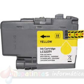 Brother LC3237 Amarillo Cartucho de Tinta Pigmentada Genérico - Reemplaza LC3237Y