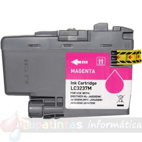 Brother LC3237 Magenta Cartucho de Tinta Pigmentada Genérico - Reemplaza LC3237M