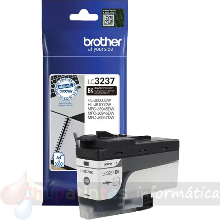 Brother LC3237 Negro Cartucho de Tinta Original - LC3237BK