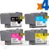 Brother LC3237 Pack de 4 Cartuchos de Tinta Genéricos