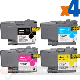 Brother LC3237 Pack de 4 Cartuchos de Tinta Genéricos