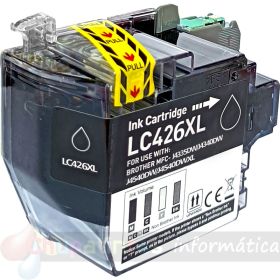 Brother LC426XL Negro Cartucho de Tinta Pigmentada Genérico - Reemplaza LC426XLBK