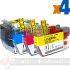Brother LC426XL Pack de 4 Cartuchos de Tinta Pigmentada Genericos