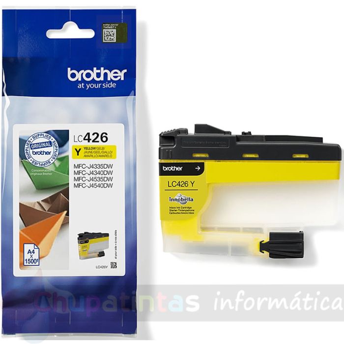 Brother LC426 Amarillo Cartucho de Tinta Original - LC426Y-1