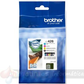 Brother LC426 Pack de 4 Cartuchos de Tinta Originales - LC426VAL-3