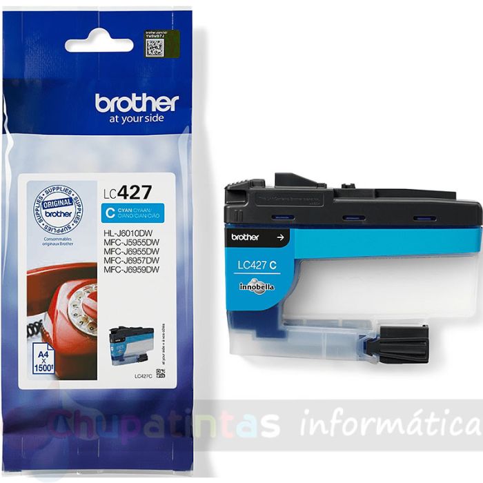 Brother LC427 Cian Cartucho de Tinta Original - LC427C-1