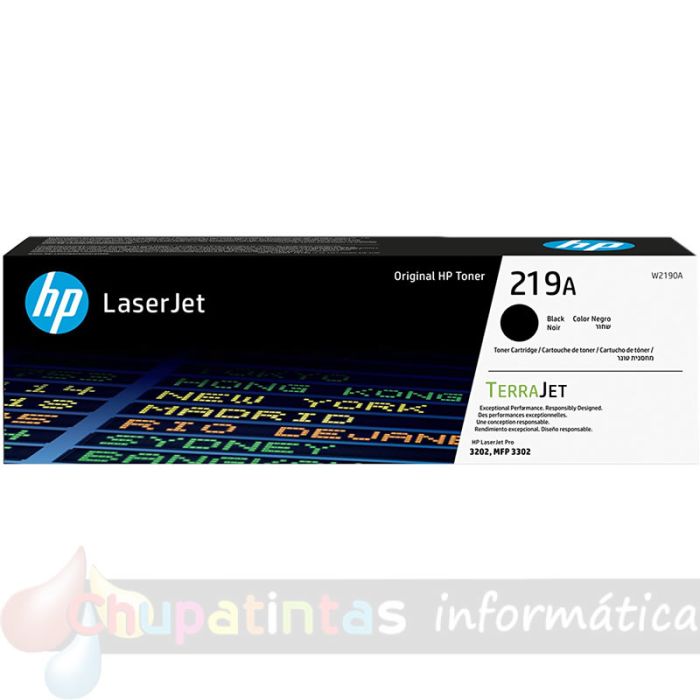 HP W2190A Negro Cartucho de Toner Original - 219A
