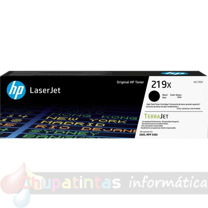 HP W2190X Negro Cartucho de Toner Original - 219X