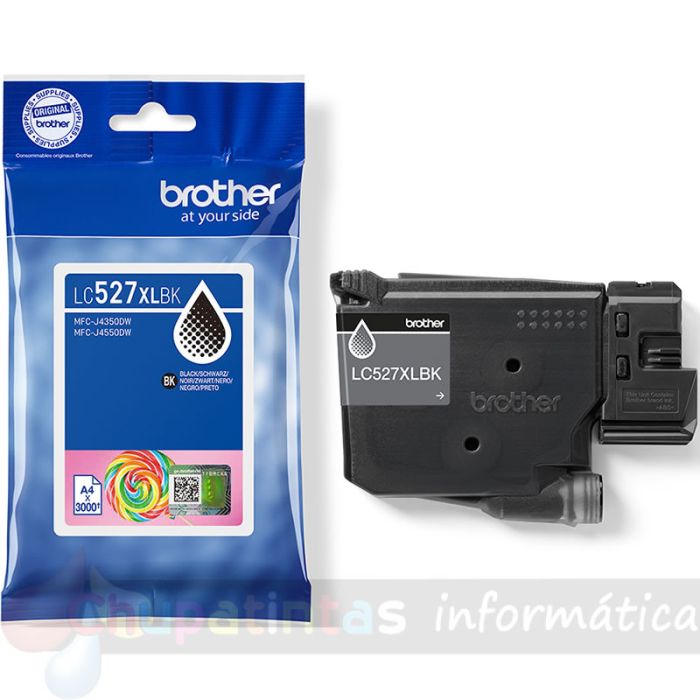 Brother LC527XLBK Negro Cartucho de Tinta Original - LC527XLBK