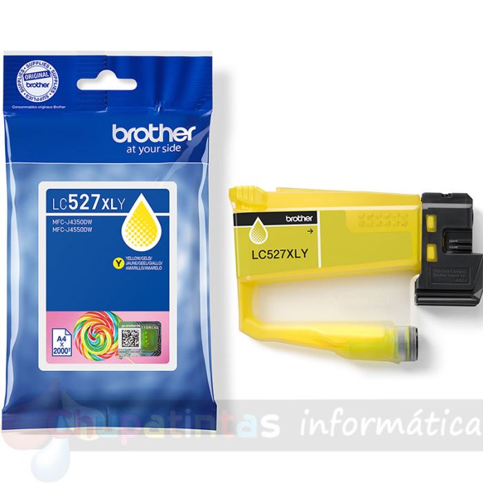 Brother LC527XLY Amarillo Cartucho de Tinta Original - LC527XLY