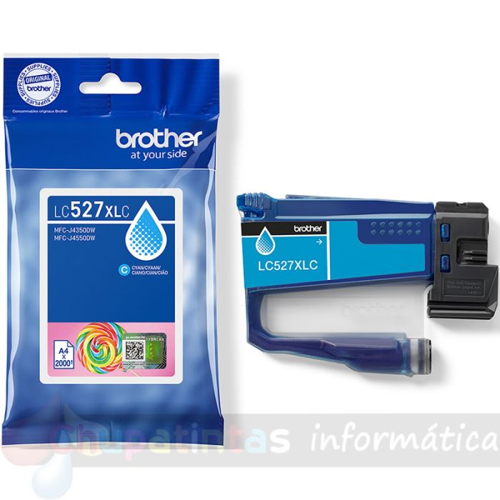 Brother LC527XLC Cian Cartucho de Tinta Original - LC527XLC