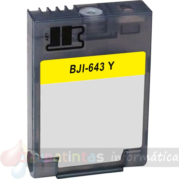 Canon BJI643 Amarillo Cartucho de Tinta Genérico