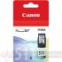 Canon CL511 Color Cartucho de Tinta Original - 2972B001