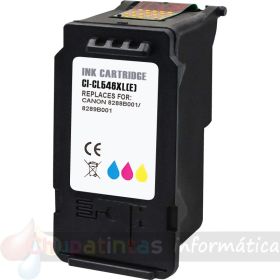 Canon CL546XL Color Cartucho de Tinta Remanufacturado - Muestra Nivel de Tinta - Reemplaza 8288B001/8289B001