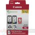Canon PG545XL Negro + CL546XL Color Pack de 2 Cartuchos de Tinta Originales + 50 Hojas de Papel Fotográfico-1