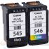Canon PG545 Negro + CL546 Color Pack de Cartuchos de Tinta Originales + 50 Hojas de Papel Fotográfico - 2