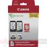 Canon PG545 Negro + CL546 Color Pack de Cartuchos de Tinta Originales + 50 Hojas de Papel Fotográfico - 1