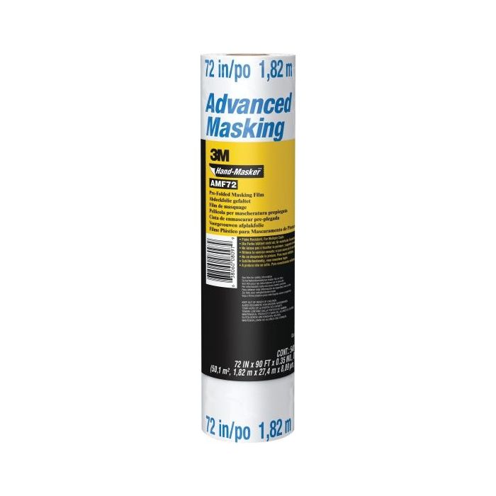 3M Hand-Masker Film para Enmascarar - 1.82x27.4m - Color Transparente