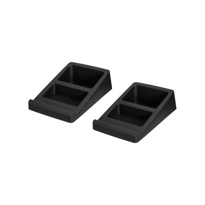 Aisens Pack Soporte Universal de Mesa para Altavoces - Carga Max. 10Kg - Color Negro