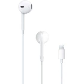 Apple EarPods Auriculares Binaurales Lightning - Microfono Integrado - Control de Volumen - Color Blanco