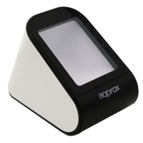 Approx Lector de Codigos de Barras Sobremesa 1D/2D - Indicador LED y Beeper - Velocidad de Escaneo 30fps - Disparo Automatico