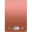 Blaupunkt Bascula de Cocina Digital 5kg con Plataforma de Cristal - Pantalla LCD - Funcion Tara - Alta Precision 1g - Autoapagado y Indicadores de Sobrecarga/Bateria Baja - Color Naranja