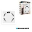 Blaupunkt BP5009 Bascula de Bano Digital Extraplana - 180kg con Vidrio Templado - Sensores de Alta Precision - Pantalla LCD con Indicador de Temperatura Ambiente - Activacion Automatica - Color Blanco
