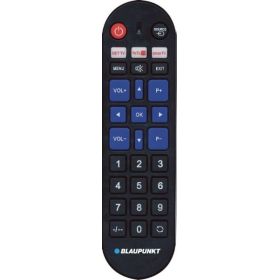 Blaupunkt Mando Universal para Lg, Samsung, Sony, Philips y Panasonic - Preconfigurado - Teclas Grandes - Control por Infrarrojos - Color Negro