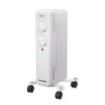 Blaupunkt Radiador de Aceite - Potencia 1000W - Termostato Regulable - Ruedas - Asa de Transporte - Indicador Luminoso - Color Blanco