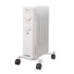 Blaupunkt Radiador de Aceite - Potencia 1500W - Termostato Regulable - Ruedas - Asa de Transporte - Indicador Luminoso - Color Blanco