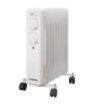 Blaupunkt Radiador de Aceite - Potencia 2000W - Termostato Regulable - Ruedas - Asa de Transporte - Indicador Luminoso - Color Blanco