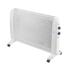 Blaupunkt Radiador de Mica - Potencia 2000W - Termostato Regulable - Interruptor Antivuelco - Asa Lateral - Indicador Luminoso - Ruedas - Color Blanco