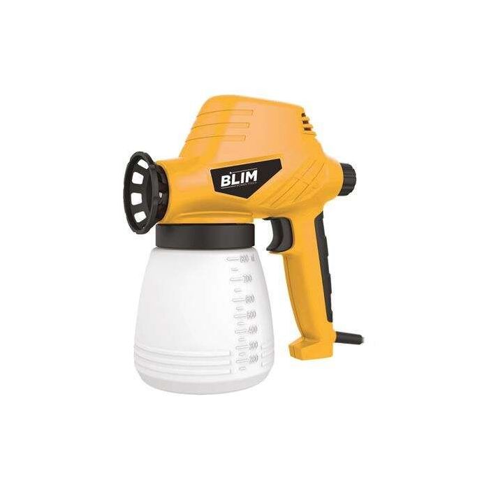 Blim Pistola para Pintar Electrica 120W - Deposito 800ml - Boquilla de 0,8mm - Maxima Viscosidad 80 din/sec - Manejo Sencillo