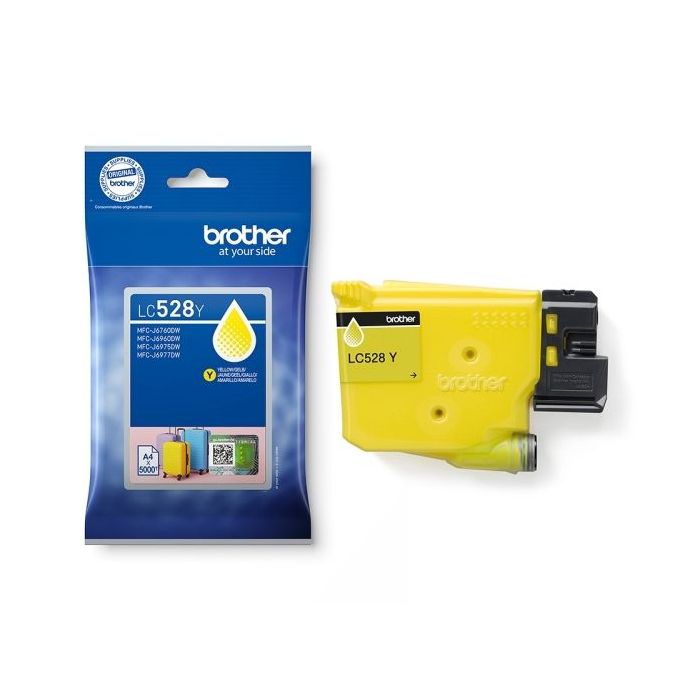 Brother LC528 Amarillo Cartucho de Tinta Original - LC528Y